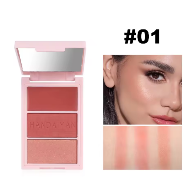 Picture of HANDAIYAN 3 in 1 3D Blush Bronzer Contour Eyeshadow Palette