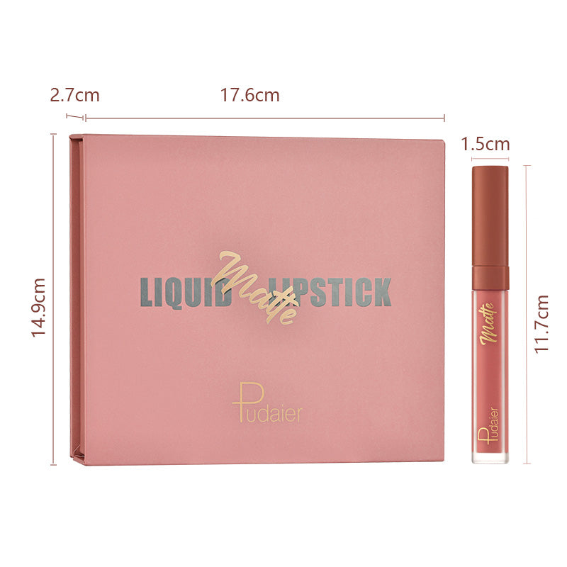 Picture of Pudaier 12 Hours Long Lasting 6 Color Matte Liquid Lipstick Set - Lip Glaze