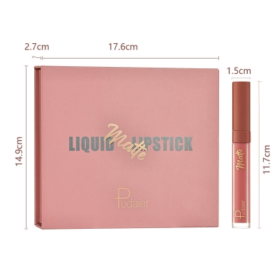 Picture of Pudaier 12 Hours Long Lasting 6 Color Matte Liquid Lipstick Set - Lip Glaze