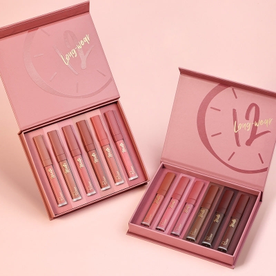 Picture of Pudaier 12 Hours Long Lasting 6 Color Matte Liquid Lipstick Set - Lip Glaze