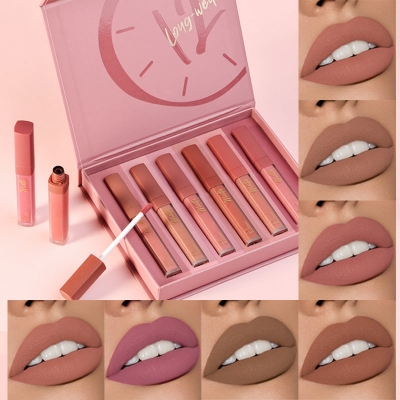 Picture of Pudaier 12 Hours Long Lasting 6 Color Matte Liquid Lipstick Set - Lip Glaze