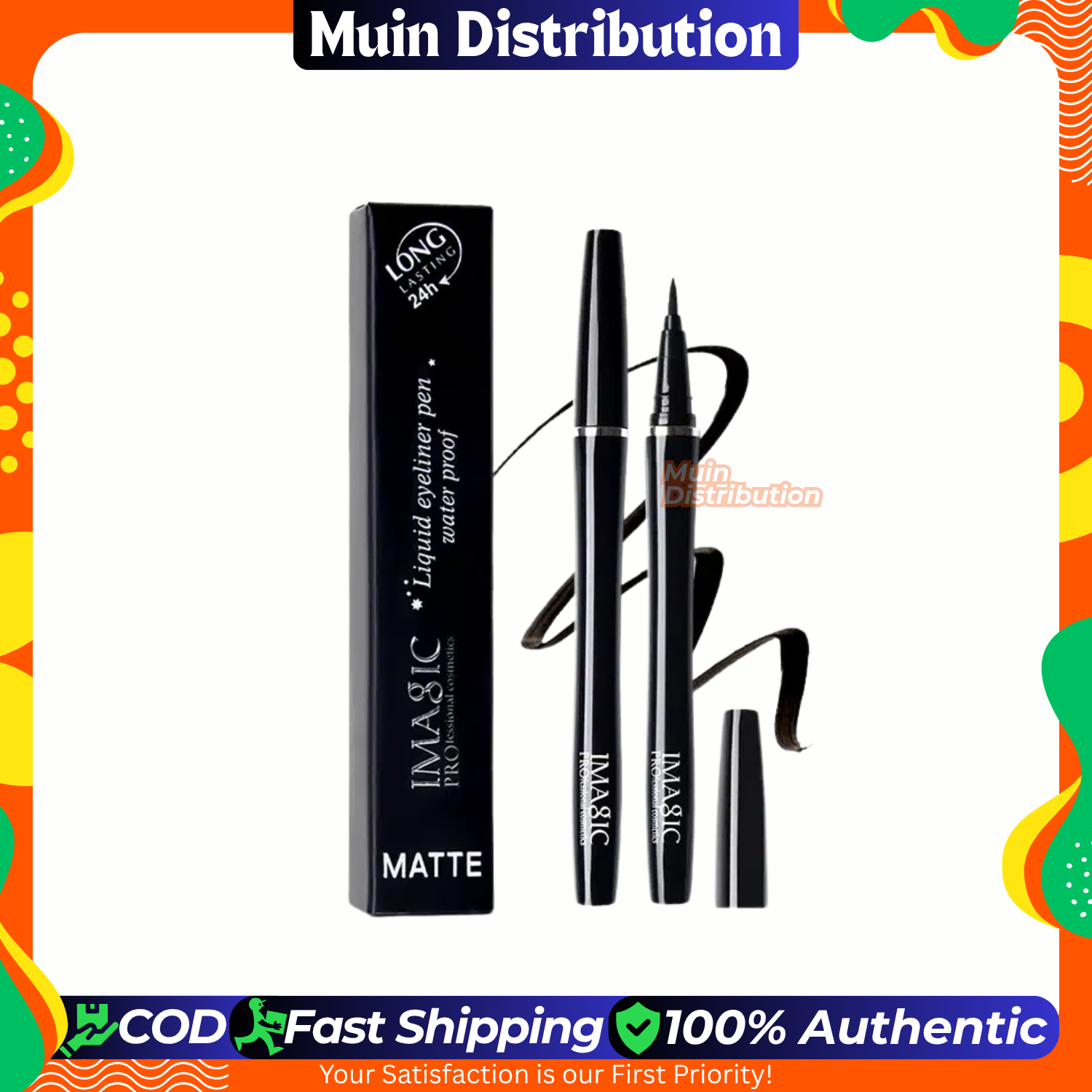 Picture of Imagic Waterproof Liquid Eyeliner Pen - Black