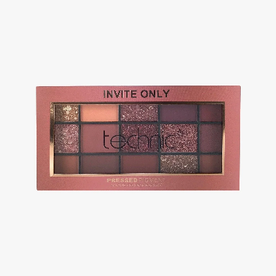Picture of Technic Invite Only 15 Color Pressed Pigment Eye Shadow Palette - Invite Only - 30g