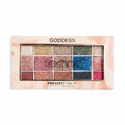 Picture of Technic Goddess 15 Color Pressed Pigment Eye Shadow Palette - Goddess - 30g