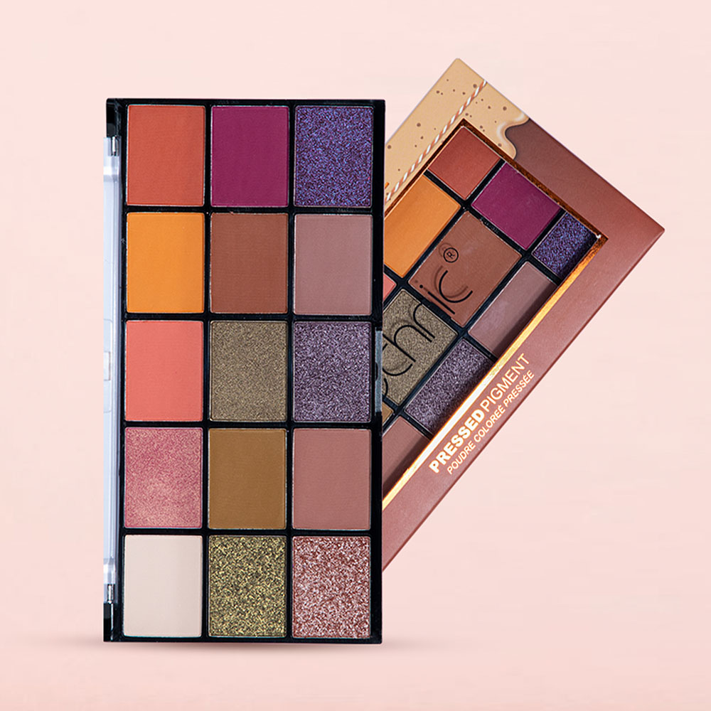 Picture of Technic Cinnamon Swirl 15 Color Pressed Pigment Eye Shadow Palette - Cinnamon Swirl - 30g