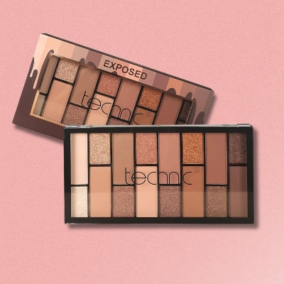 Picture of Technic Exposed 16 Color Pressed Pigment  Eye Shadow Palette - Exposed - 30g
