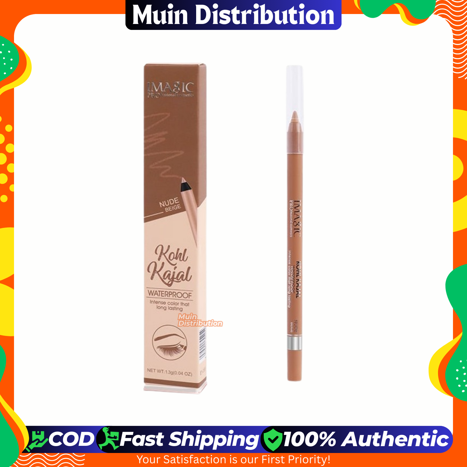 Picture of Imagic Nudee Beige Waterproof Kohl Kajal