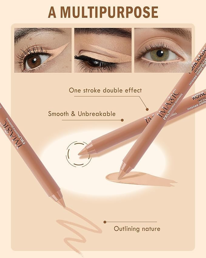 Picture of Imagic Nudee Beige Waterproof Kohl Kajal