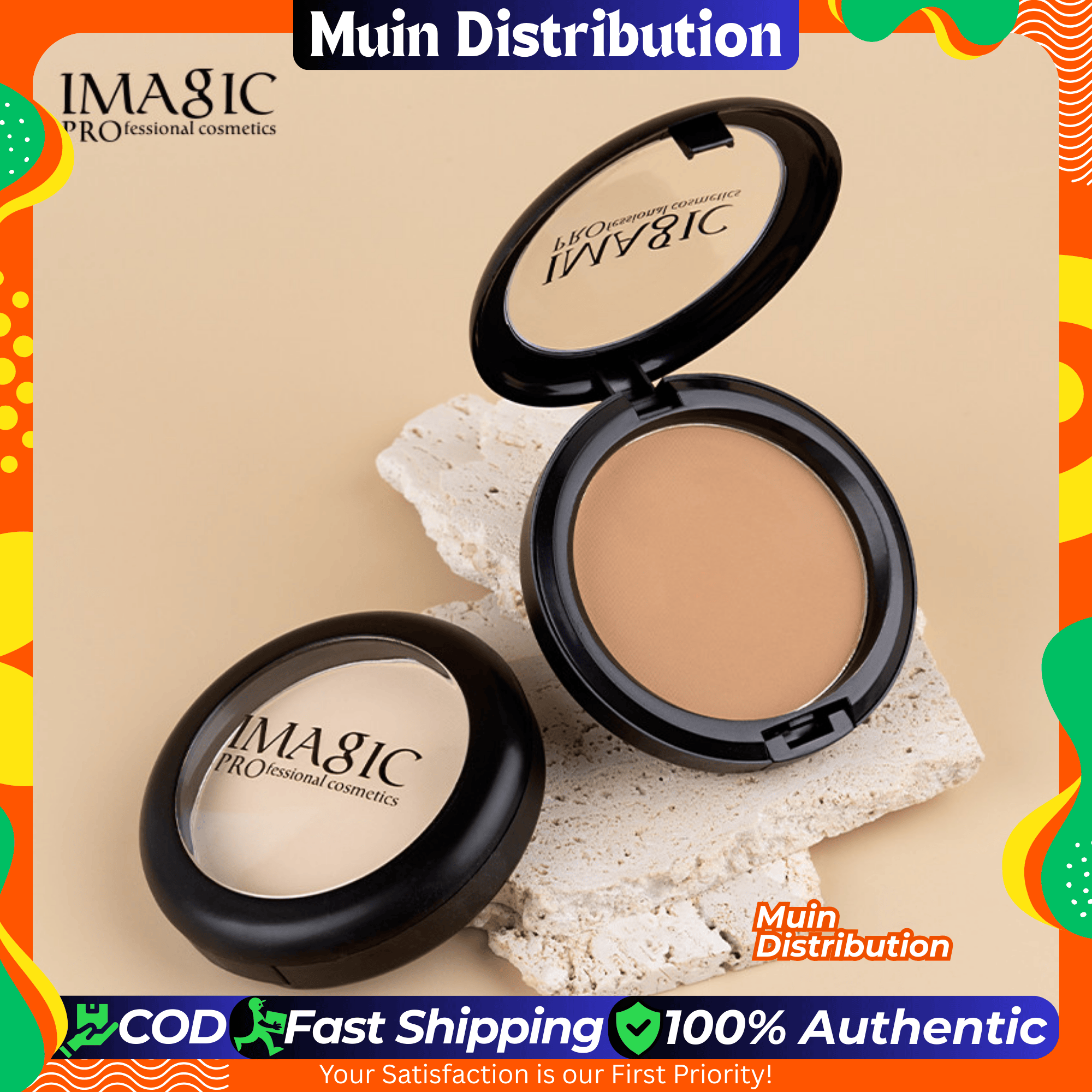 Picture of Imagic Studio Fix Pressed Powder #All Shades - Face Powder | FA-103