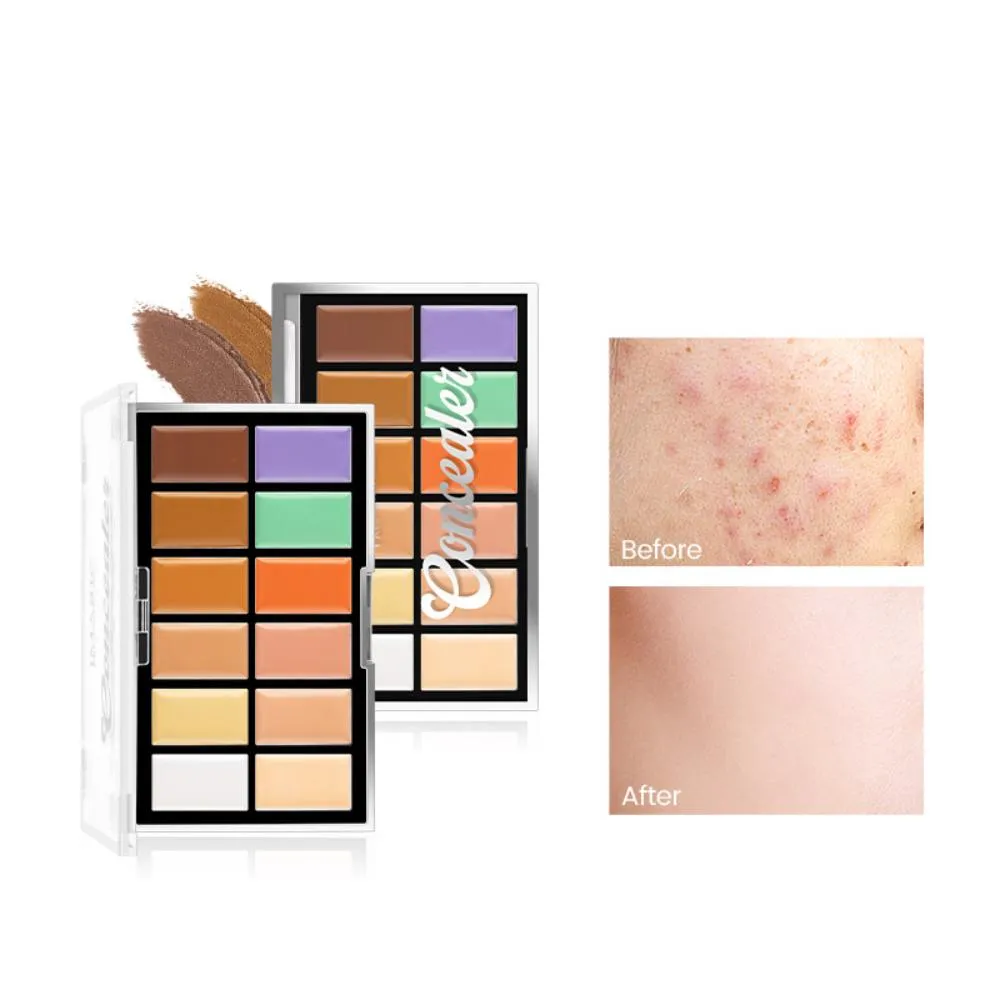 Picture of IMAGIC 12 Color Full Coverage Cream Concealer Palette to Mix and Match for Full Face Concealer Makeup