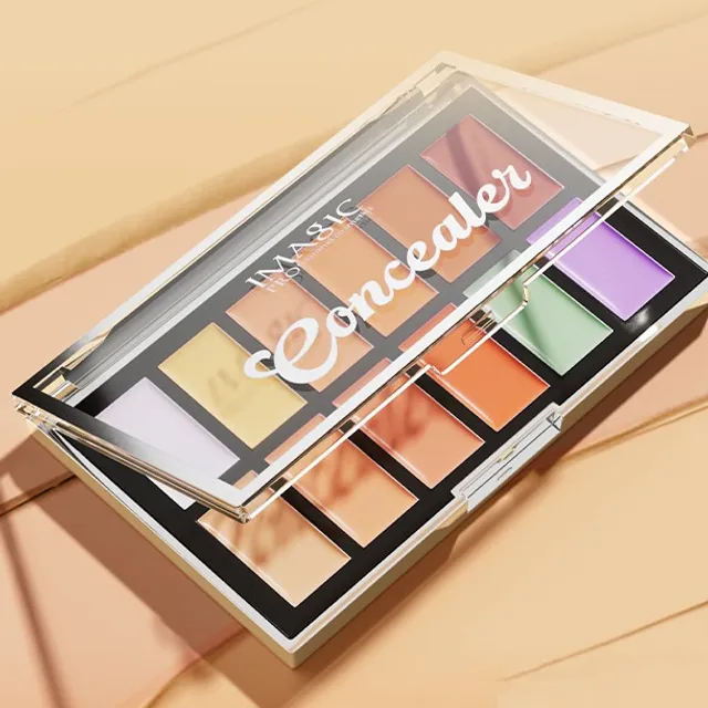 Picture of IMAGIC 12 Color Full Coverage Cream Concealer Palette to Mix and Match for Full Face Concealer Makeup