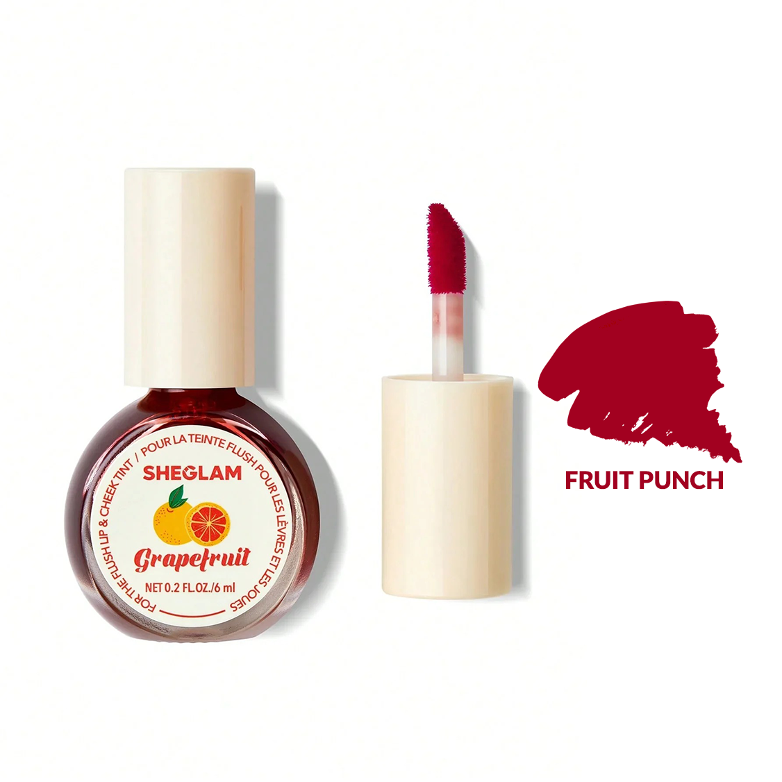 Picture of SHEGLAM - For The Flush Lip & Cheek Tint - Fruit Punch (Grapefruit)