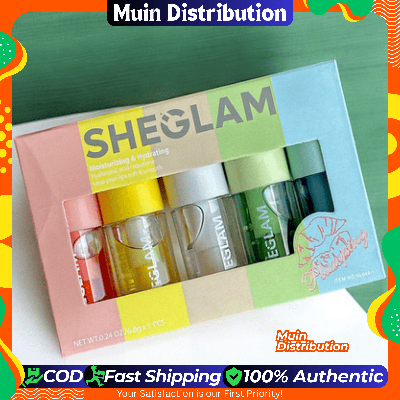 Picture of SHEGLAM Jelly Wow Hydrating Lip Oil set of 5 piece