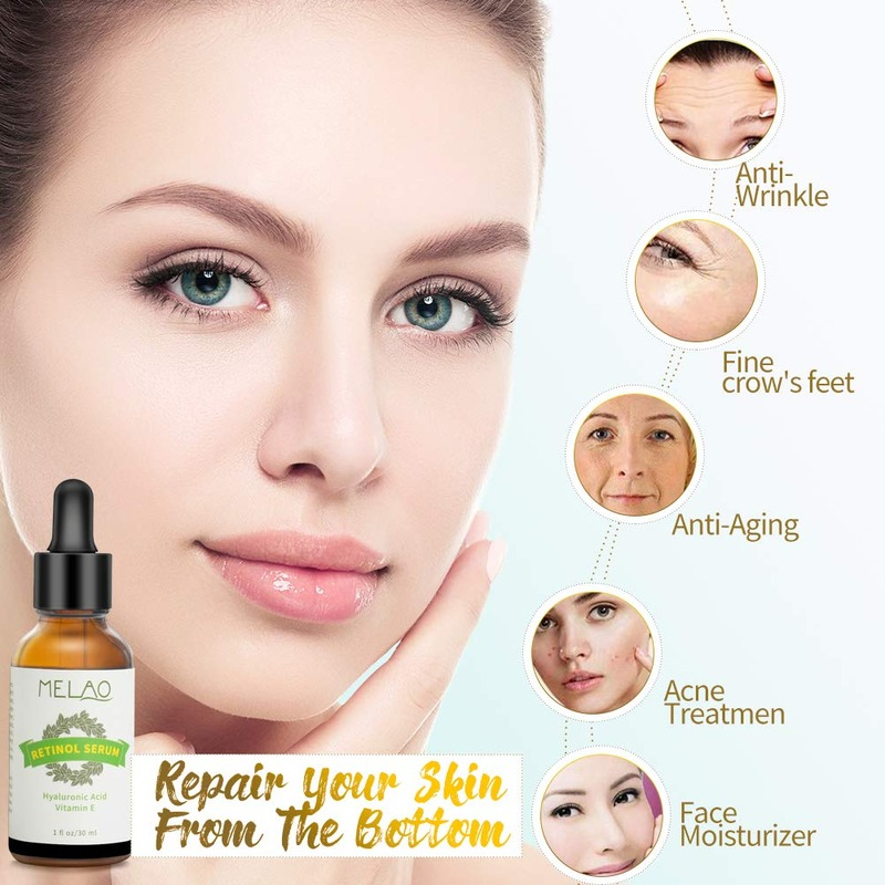 Picture of Melao Retinol Serum with Hyaluronic Acid & Vitamin E Serum - 30ml