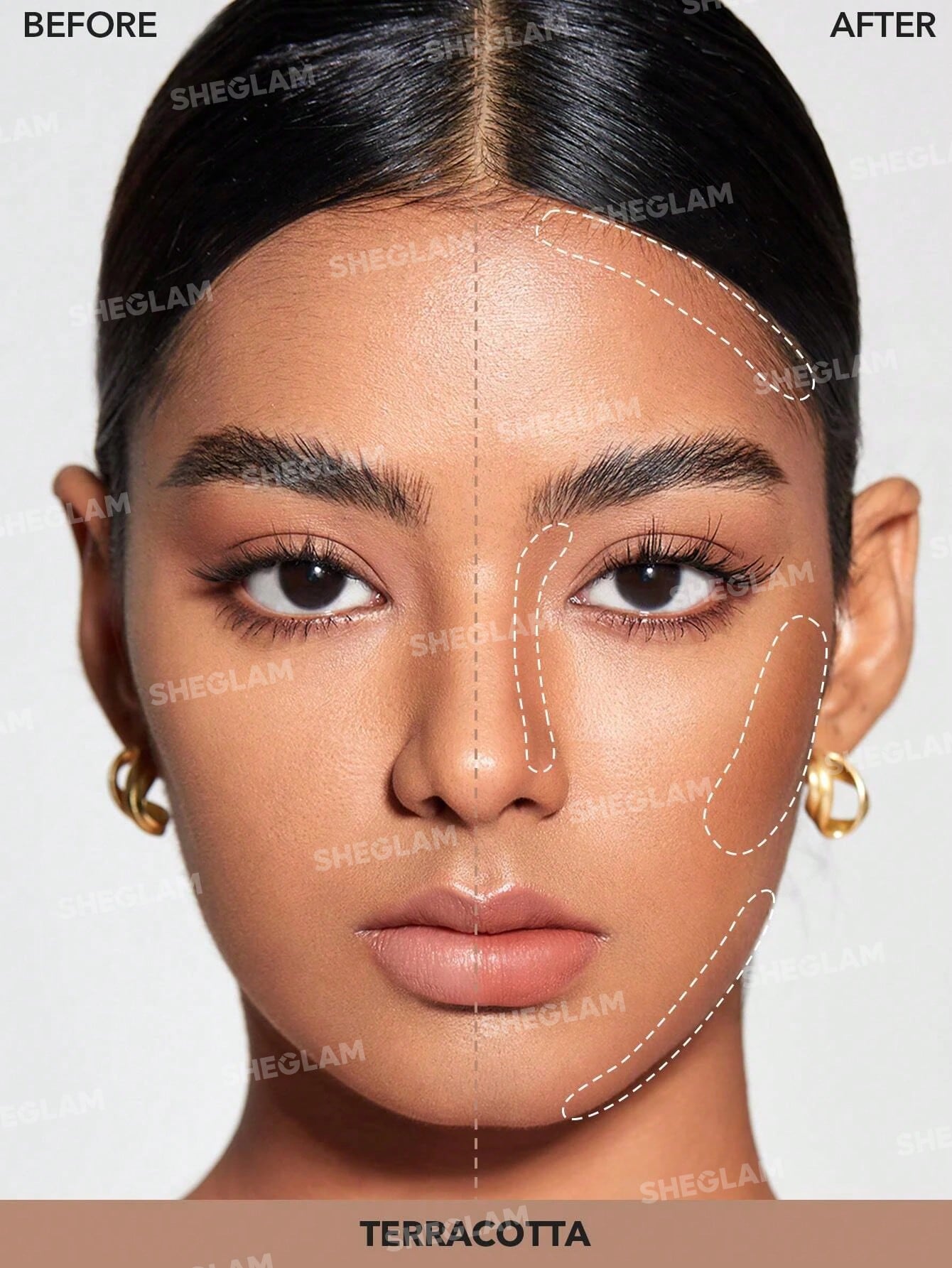 Picture of SHEGLAM Snatch 'n' Define Stick - (Terracotta) - Contour Stick