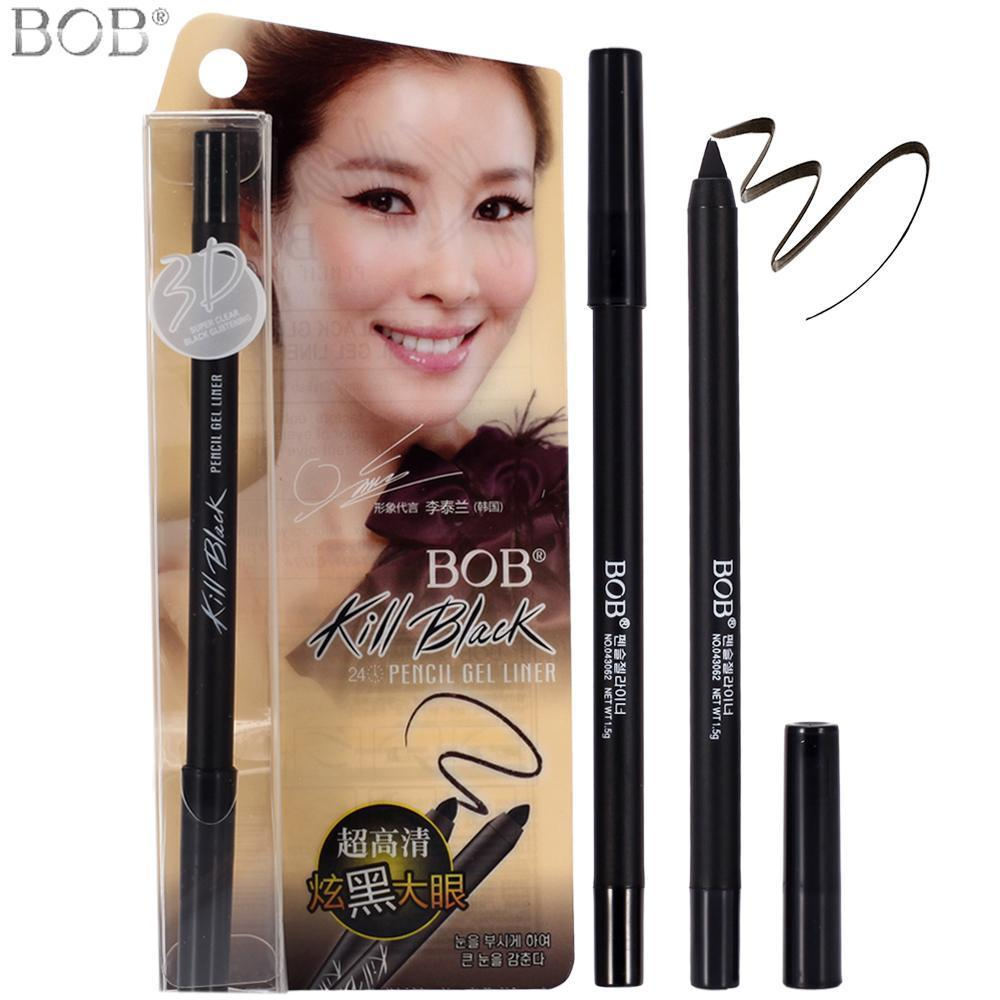 Picture of BOB Keen Black Pencil Gel Liner Kajal - Black
