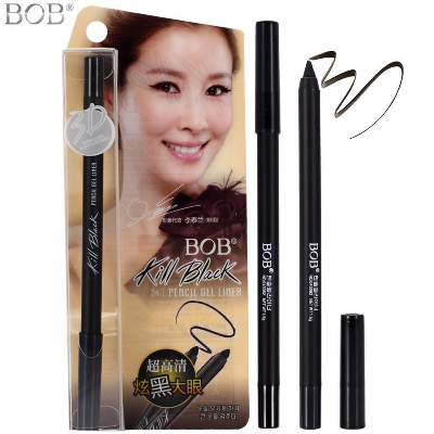 Picture of BOB Keen Black Pencil Gel Liner Kajal - Black