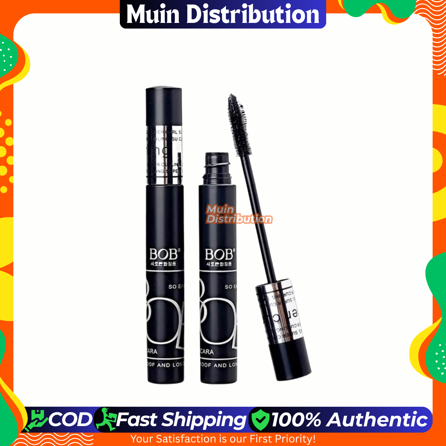 Picture of BOB Mascara Curling Thick Slender Mascara – Black