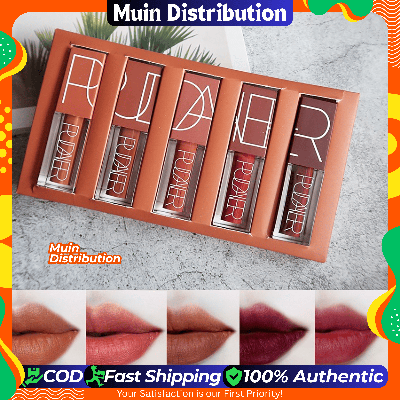 Picture of Pudaier 5pcs Waterproof Long Lasting Matte Liquid Lipstick Matte Lipstick Gloss Set Lipstick Set