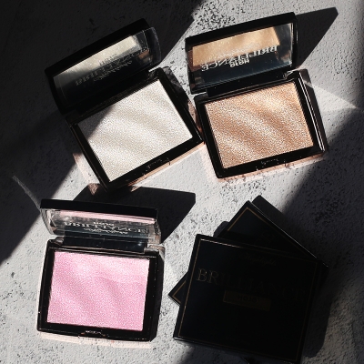 Picture of New HOJO Highlighter Makeup Shimmer Powder Highlighter Palette Base Illuminator Highlight Face Contour Golden Bronzer