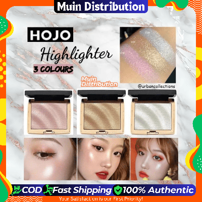 Picture of New HOJO Highlighter Makeup Shimmer Powder Highlighter Palette Base Illuminator Highlight Face Contour Golden Bronzer