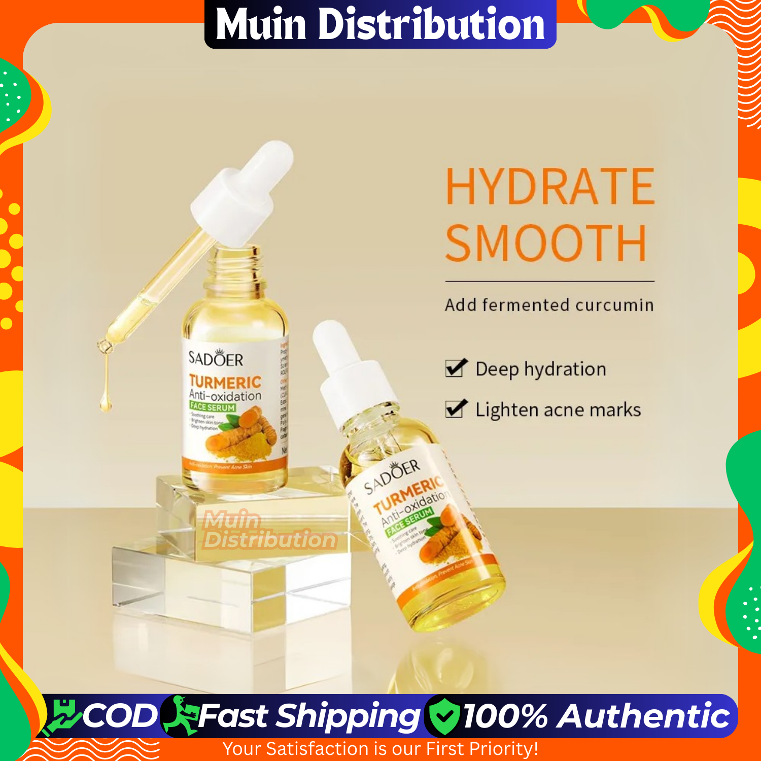 Picture of SADOER Turmeric Anti Oxidation Face Serum 30ml