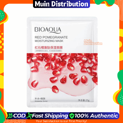 Picture of BIOAQUA Red Pomegranate Moisturizing Face Mask - Sheet Mask - 1pcs