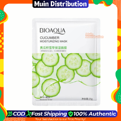 Picture of BIOAQUA Cucumber Moisturizing Face Mask - Sheet Mask - 1pcs