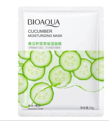 Picture of BIOAQUA Cucumber Moisturizing Face Mask - Sheet Mask - 1pcs