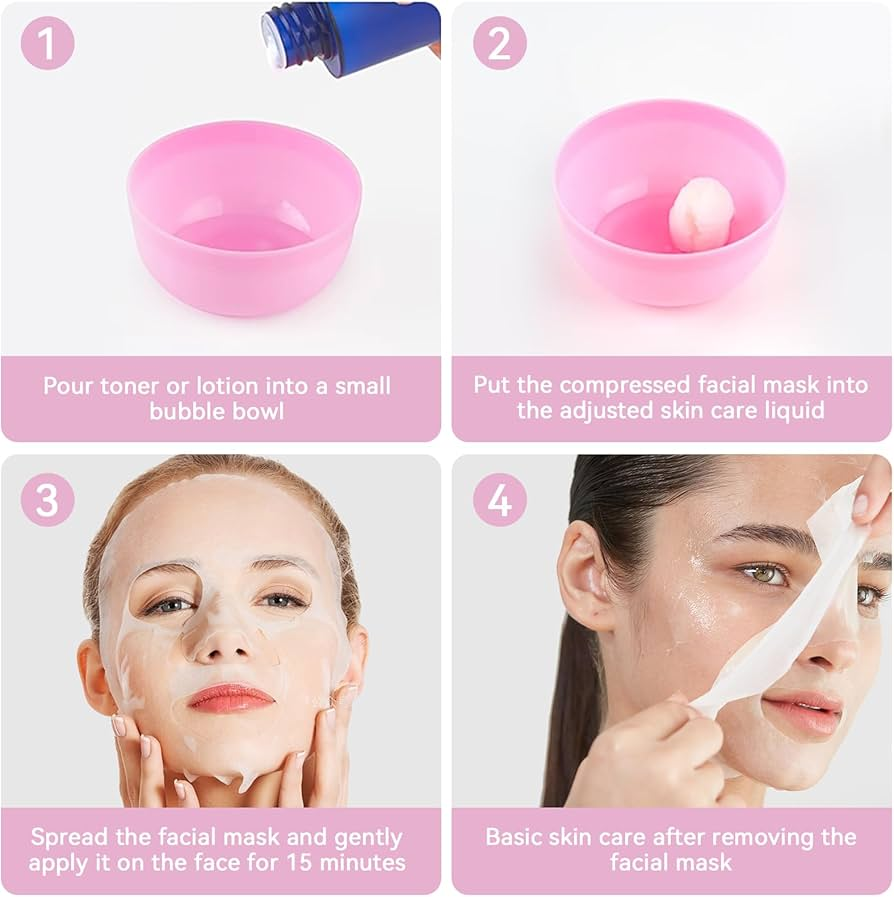 Picture of BIOAQUA Compressed Facial Tablet Face Sheet Mask - 1pcs