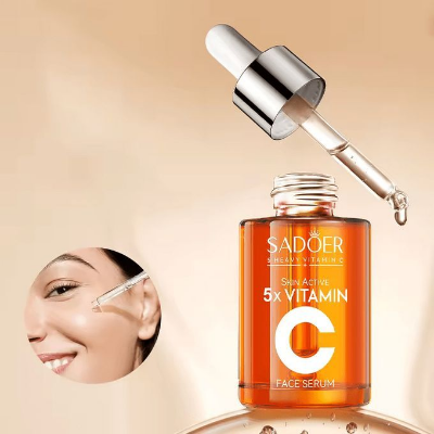 Picture of SADOER 5 in 1 Active Vitamin C + Niacinamide Face Serum, 5x Vitamin Whitening Brightening Essence - 30ml