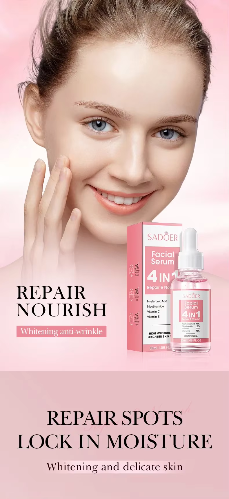 Picture of SADOER 4 in 1 Repair and Nourish Facial Serum - 30 ml