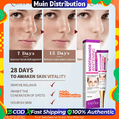 Picture of SADOER Nicotinamide Whitening Lightening Spots Freckle Face Cream 20g
