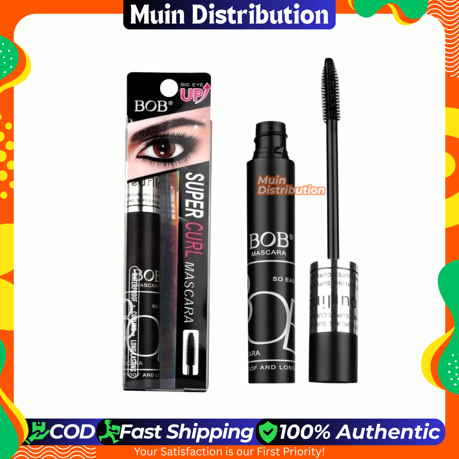 Picture of BOB Super Curl Black Waterproof Mascara
