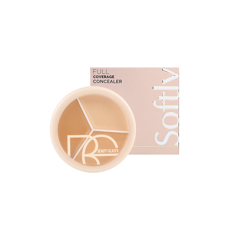 Picture of Beauty Glazed Softly 3 Colours (#401) Full Coverage Cream Concealer Palette