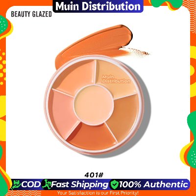 Picture of Beauty Glazed Softly #401 (Six Colors) Full Coverage Cream Concealer Palette