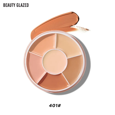 Picture of Beauty Glazed Softly #401 (Six Colors) Full Coverage Cream Concealer Palette