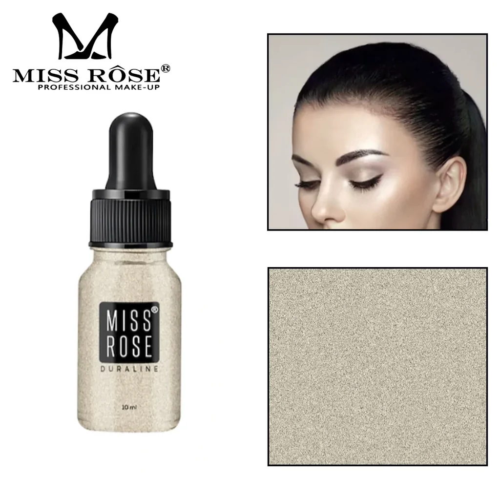 Picture of Miss Rose #03 (Silver) Skin Instant Glow Drop Liquid Highlighter - 10ml