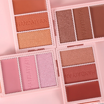 Picture of HANDAIYAN 3 in 1 3D Blush Bronzer Contour Eyeshadow Palette - #04