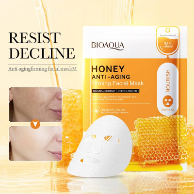 Picture of Bioaqua Honey Anti-Aging Firming Nourish Facial Sheet Mask - 1pcs