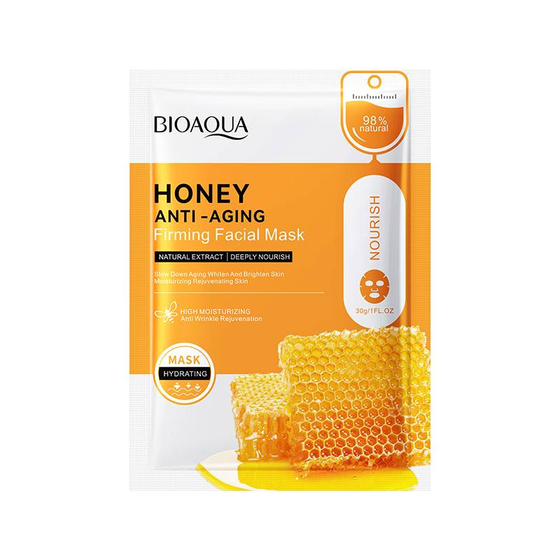Picture of Bioaqua Honey Anti-Aging Firming Nourish Facial Sheet Mask - 1pcs
