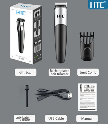 Picture of HTC AT-525 Suitable for Home Use with USB Rechargeable Men Beard Hair Trimmer Clipper