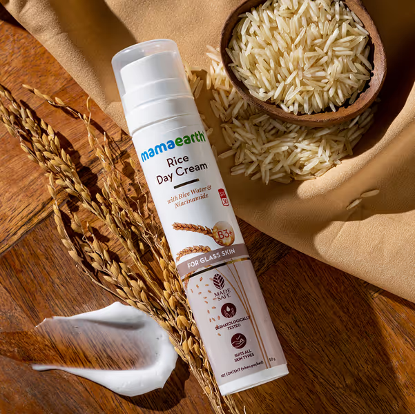 Picture of Mamaearth Rice Day Cream With Rice Water & Niacinamide for Glass Skin - 50g