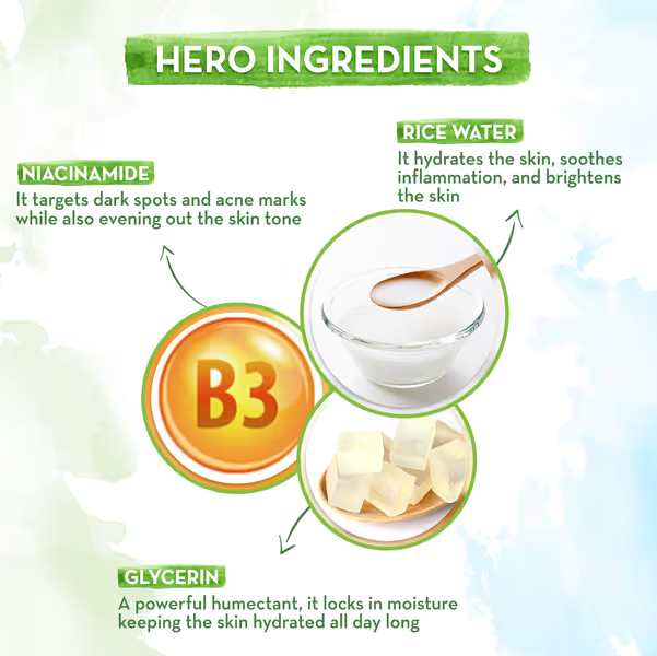 Picture of Mamaearth Rice Day Cream With Rice Water & Niacinamide for Glass Skin - 50g