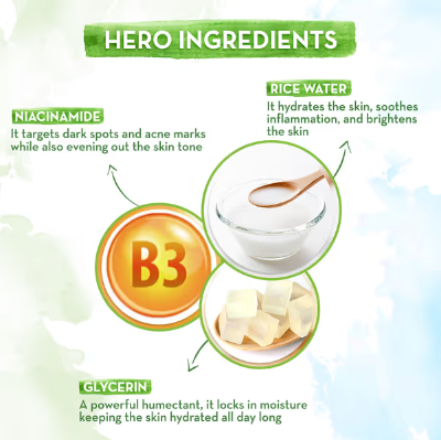 Picture of Mamaearth Rice Day Cream With Rice Water & Niacinamide for Glass Skin - 50g