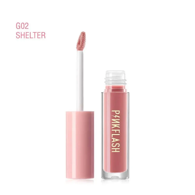Picture of PinkFlash Lip Gloss #G02 Shelter (Nudee Rose) Ever Glossy Moist Lip Gloss - 2.3g