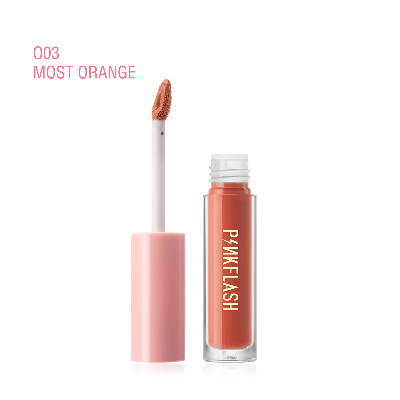 Picture of PinkFlash Lipstick #O03 Most Orange (Orange Red) Melting Matte Waterproof Lipcream - 2.3g