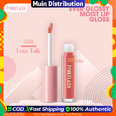 Picture of PinkFlash Lip Gloss #G03 Love Talk (Bright coral red) Ever Glossy Moist Lip Gloss - 2.3g