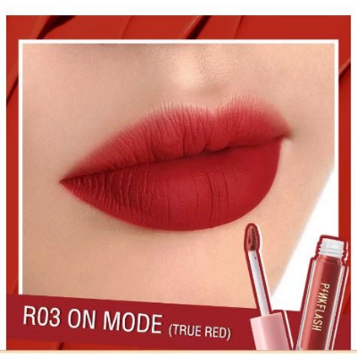 Picture of PinkFlash Lipstick #R03 On Mode (True Red) Melting Matte Waterproof Lipcream - 2.3g