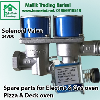 Buy Pizza oven, Deck oven, Gas Oven, Gas Oven Stove Cooker and Fryer. Universal Solenoid Valve 24VDC. High Quality and Pressure Control Safety, Lpg Gas Solenoid Regulator Valve  at Best Prices in Bangladesh